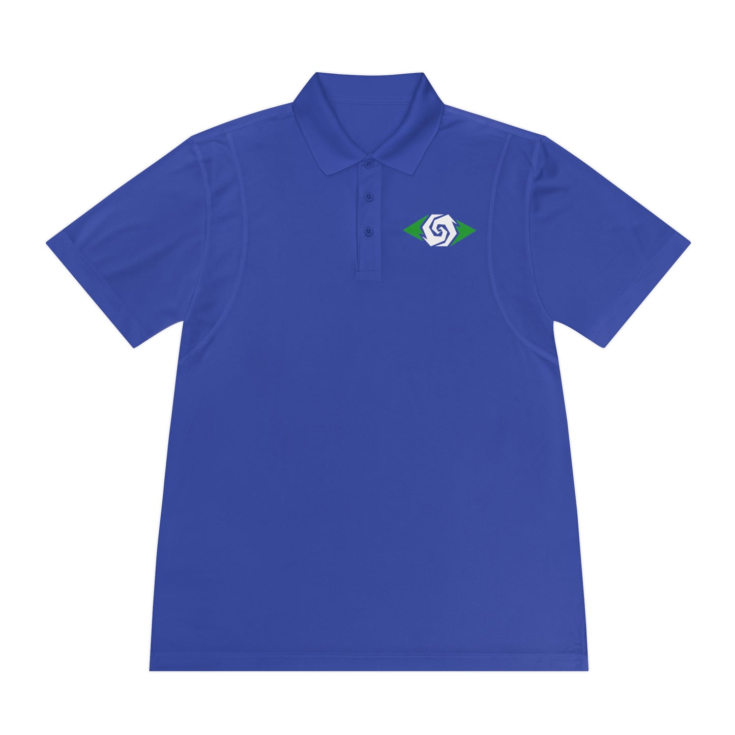 Illuminati -  Emerald/White Eye Polo Shirt (Embroidery)