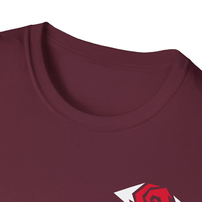 Illuminati - White/Ruby Eye Logo Tee