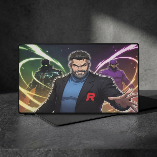 Retro Villain Desk Mat — PokeBro Gaming Mousepad