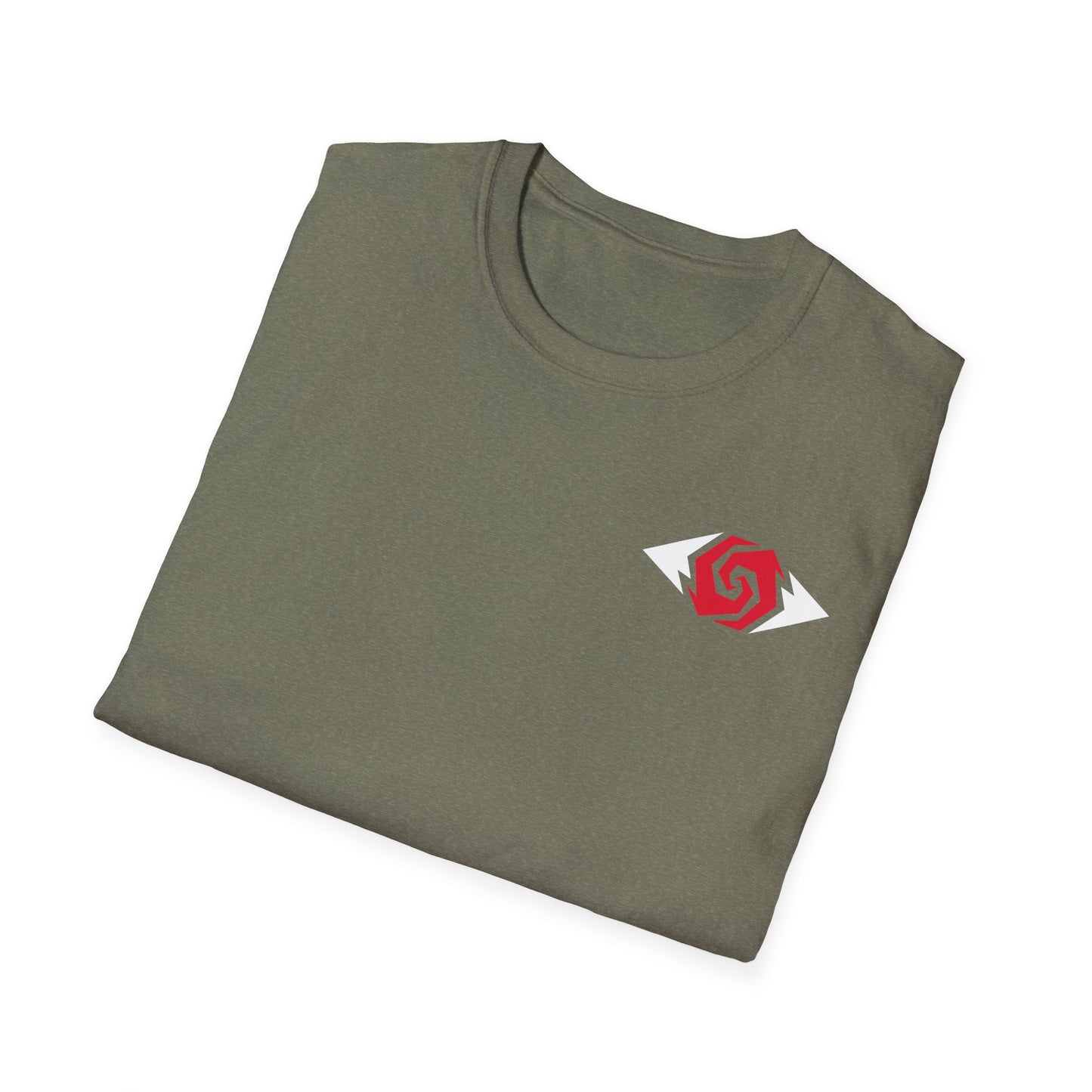 Illuminati - White/Ruby Eye Logo Tee
