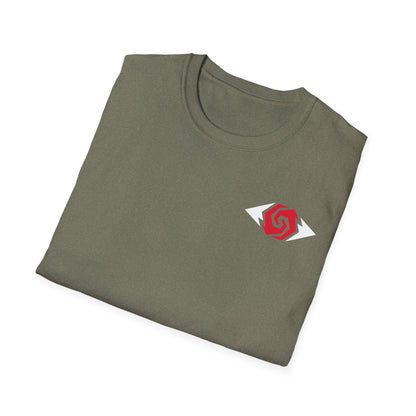 Illuminati - White/Ruby Eye Logo Tee