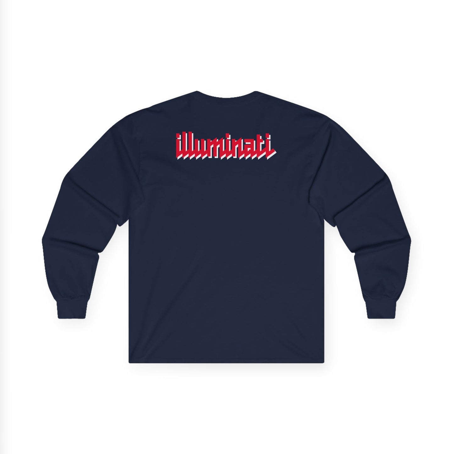 Illuminati – White/Ruby Eye Long Sleeve Tee