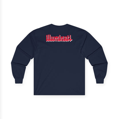 Illuminati – White/Ruby Eye Long Sleeve Tee