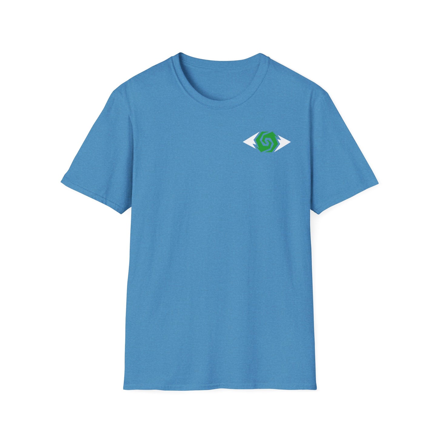 Illuminati - White/Emerald Eye Logo Tee
