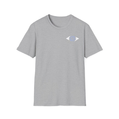 Illuminati - White/Steel Eye Logo Tee