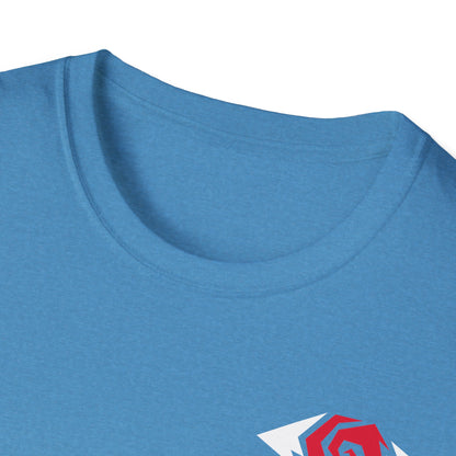 Illuminati - White/Ruby Eye Logo Tee