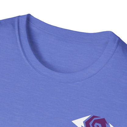 Illuminati - White/Amethyst Eye Logo Tee