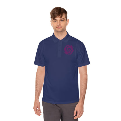 Illuminati -  Amethyst Butt Polo Shirt (Embroidery)