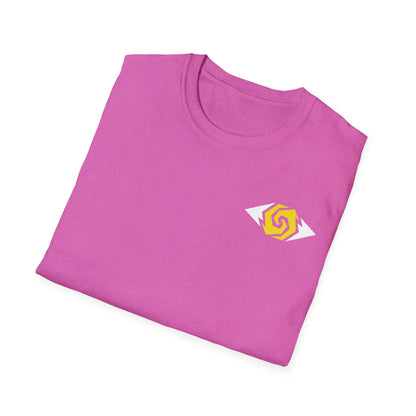 Illuminati - White/Amber Eye Logo Tee