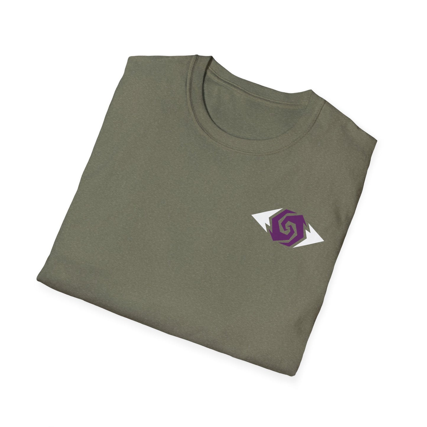 Illuminati - White/Amethyst Eye Logo Tee