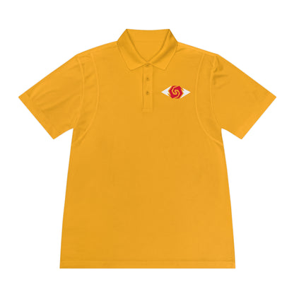 Illuminati -  White/Ruby Polo Shirt (Embroidery)