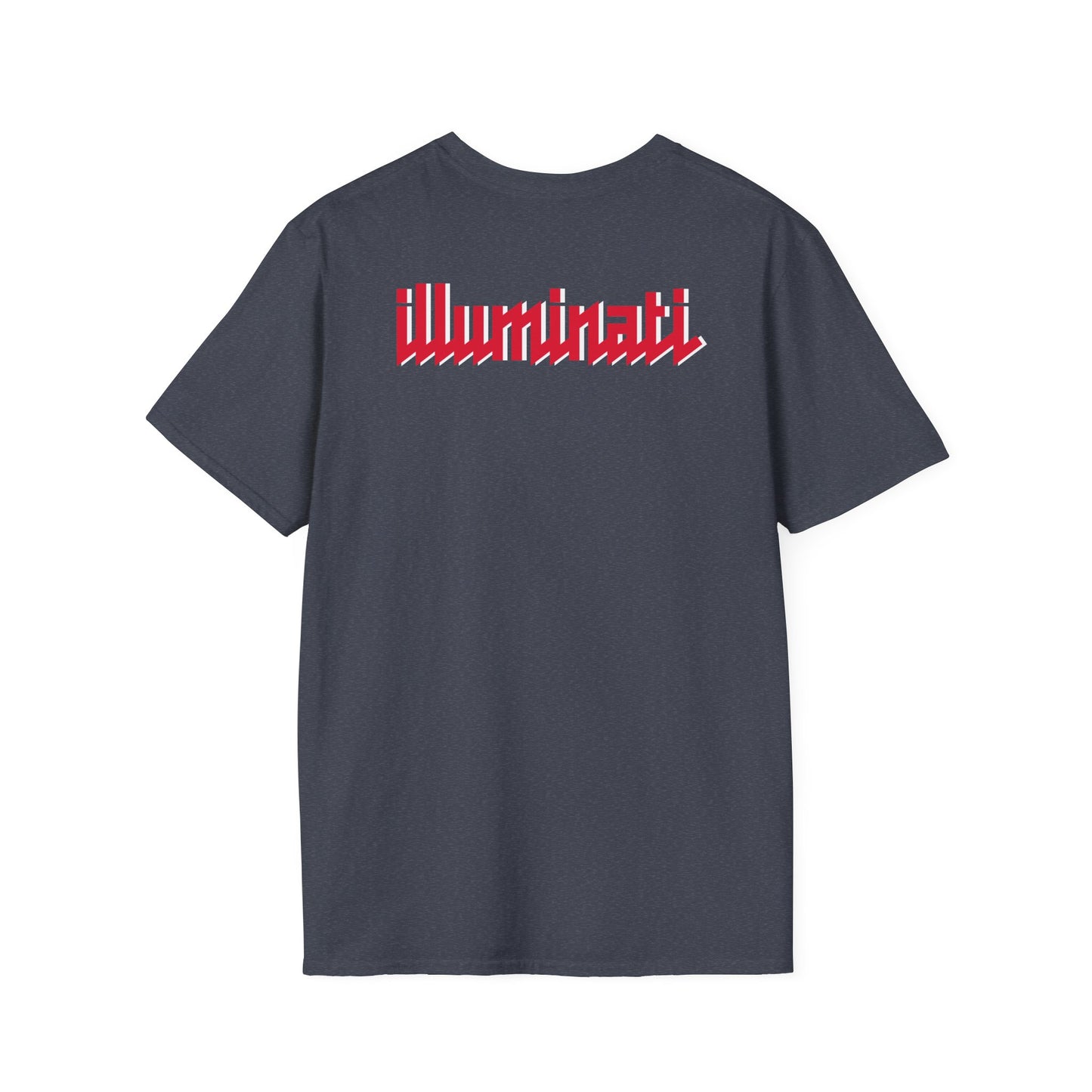 Illuminati - White/Ruby Eye Logo Tee