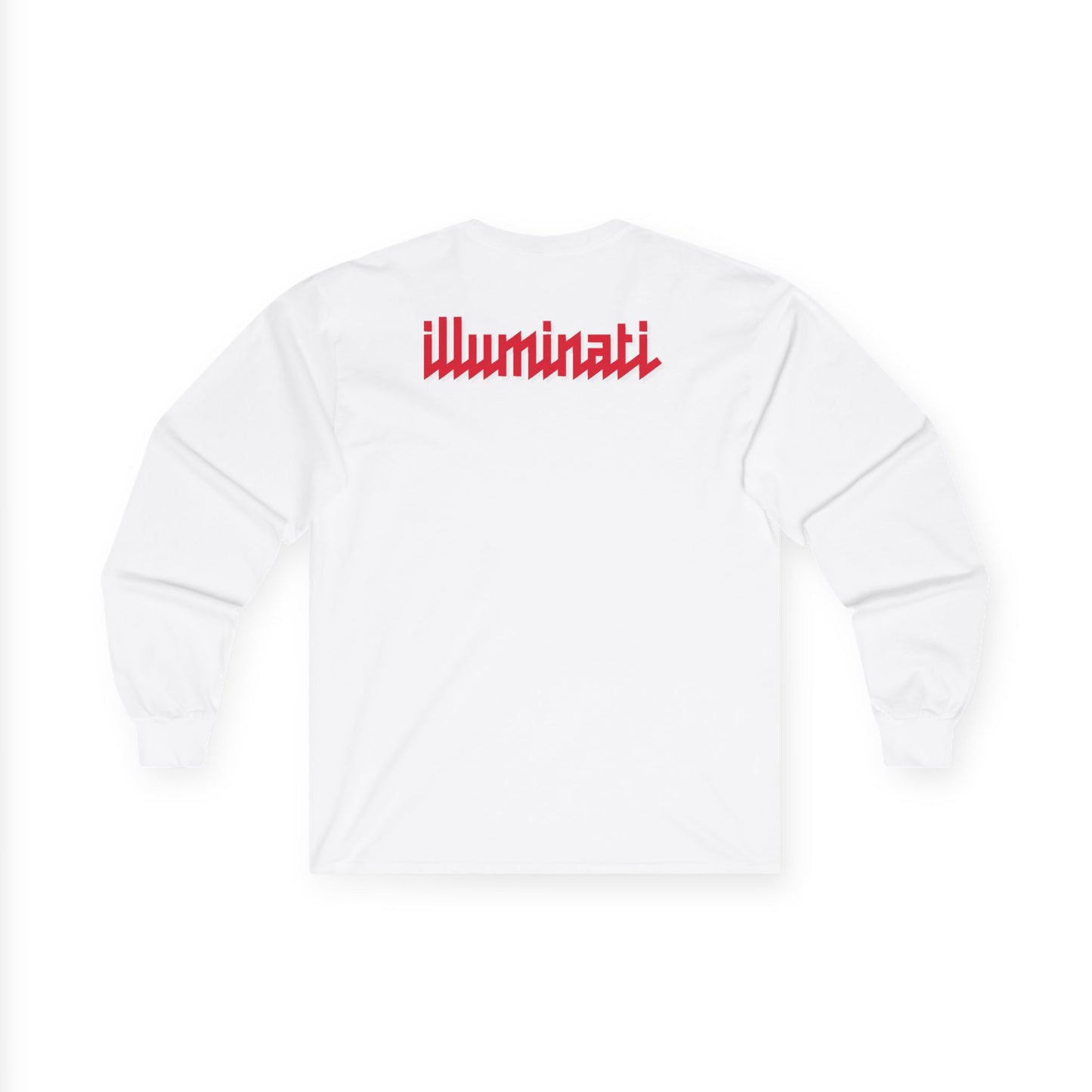 Illuminati – White/Ruby Eye Long Sleeve Tee
