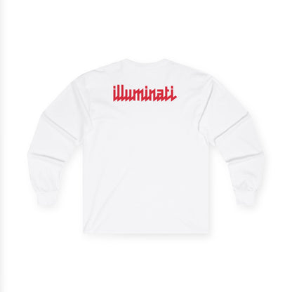 Illuminati – White/Ruby Eye Long Sleeve Tee