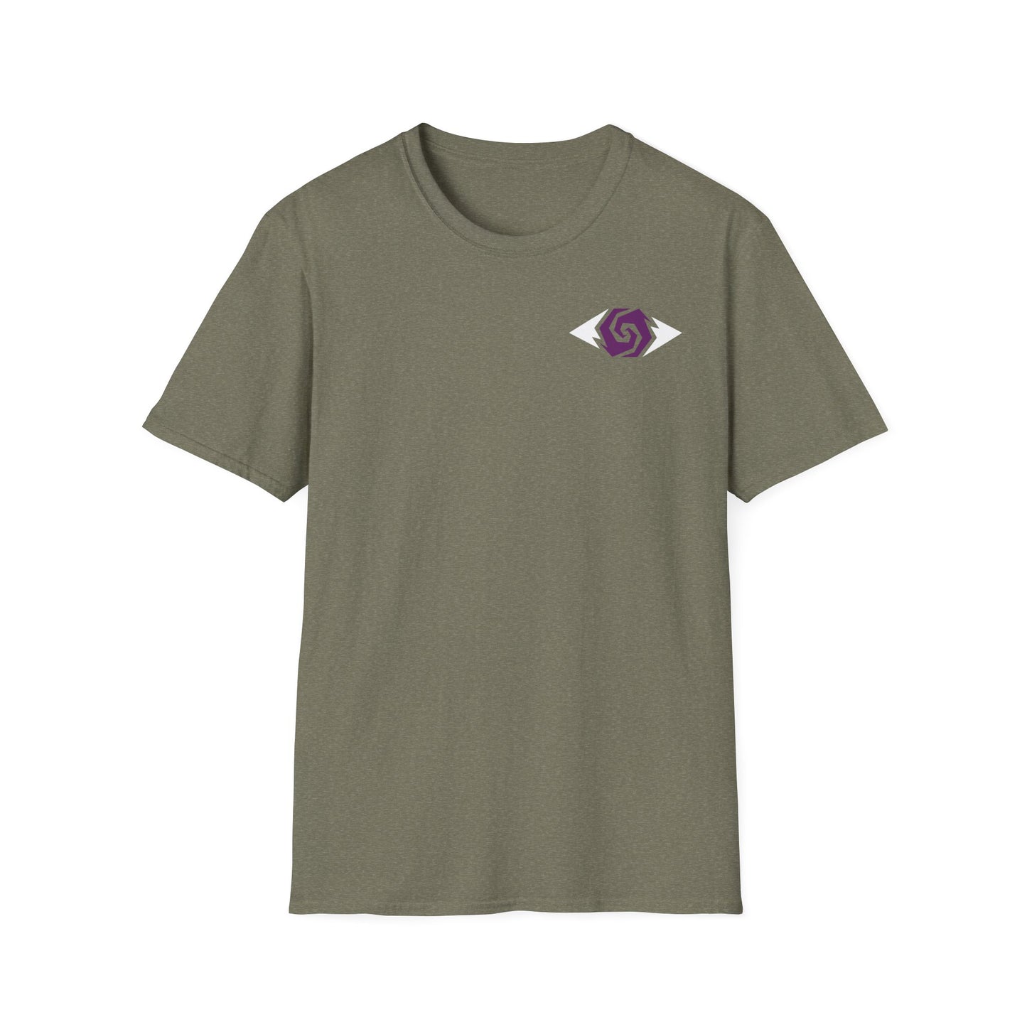 Illuminati - White/Amethyst Eye Logo Tee