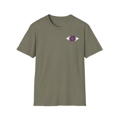 Illuminati - White/Amethyst Eye Logo Tee