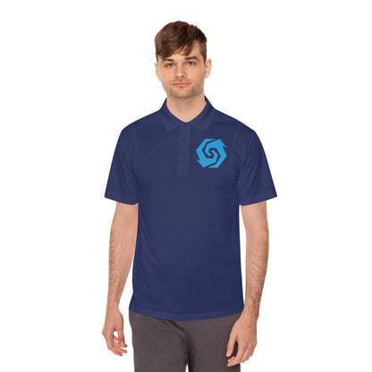 Illuminati -  Sapphire Butt Polo Shirt (Embroidery)