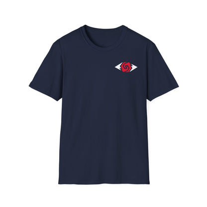 Illuminati - White/Ruby Eye Logo Tee