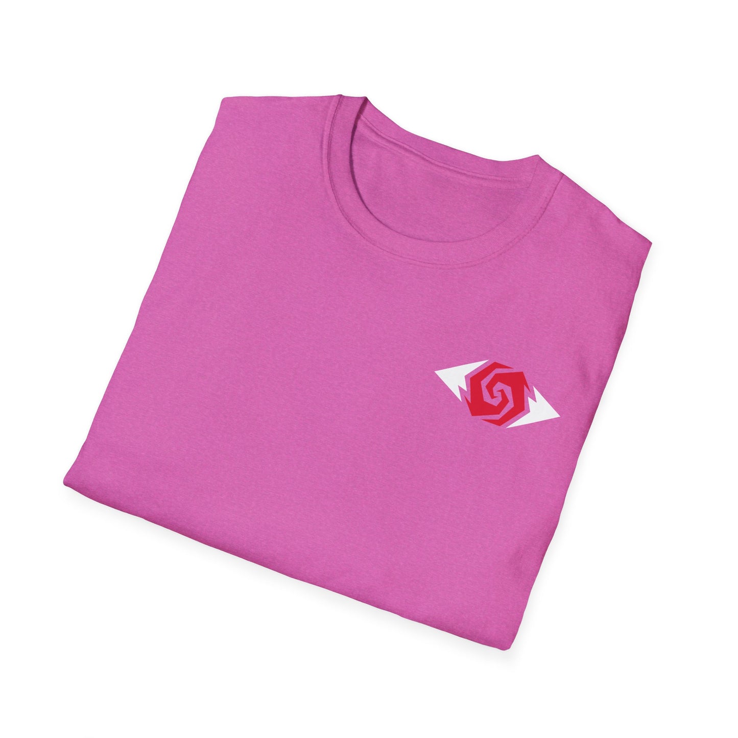 Illuminati - White/Ruby Eye Logo Tee