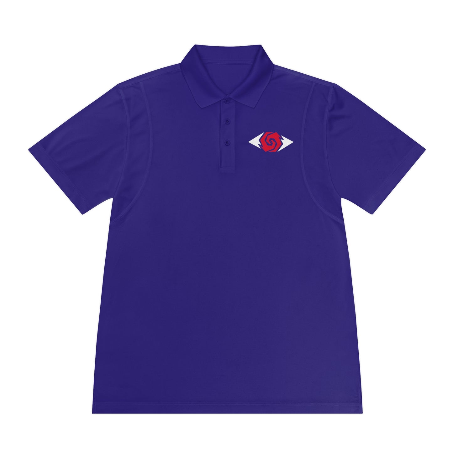 Illuminati -  White/Ruby Polo Shirt (Embroidery)