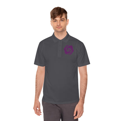 Illuminati -  Amethyst Butt Polo Shirt (Embroidery)