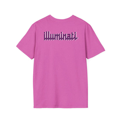 Illuminati - White/Amethyst Eye Logo Tee