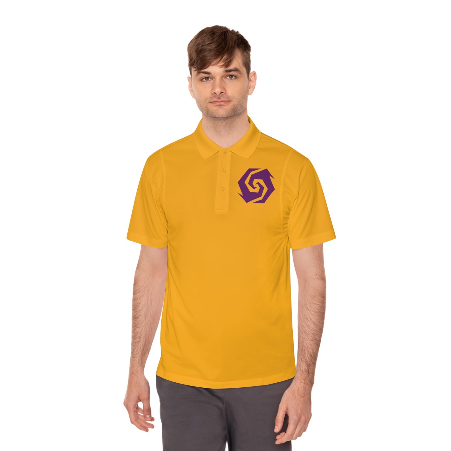 Illuminati -  Amethyst Butt Polo Shirt (Embroidery)