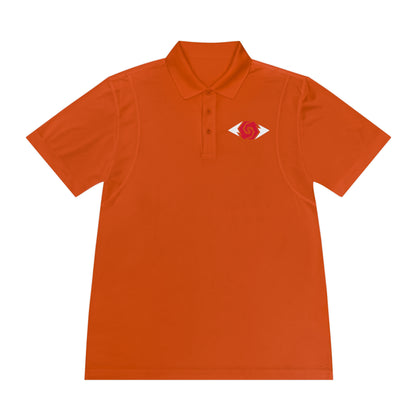 Illuminati -  White/Ruby Polo Shirt (Embroidery)