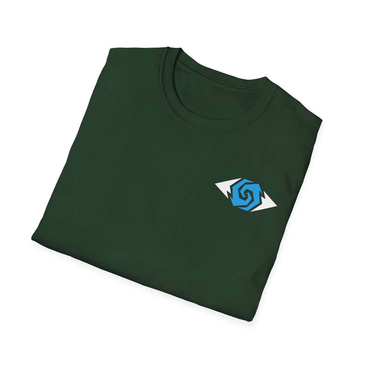 Illuminati - White/Sapphire Eye Logo Tee