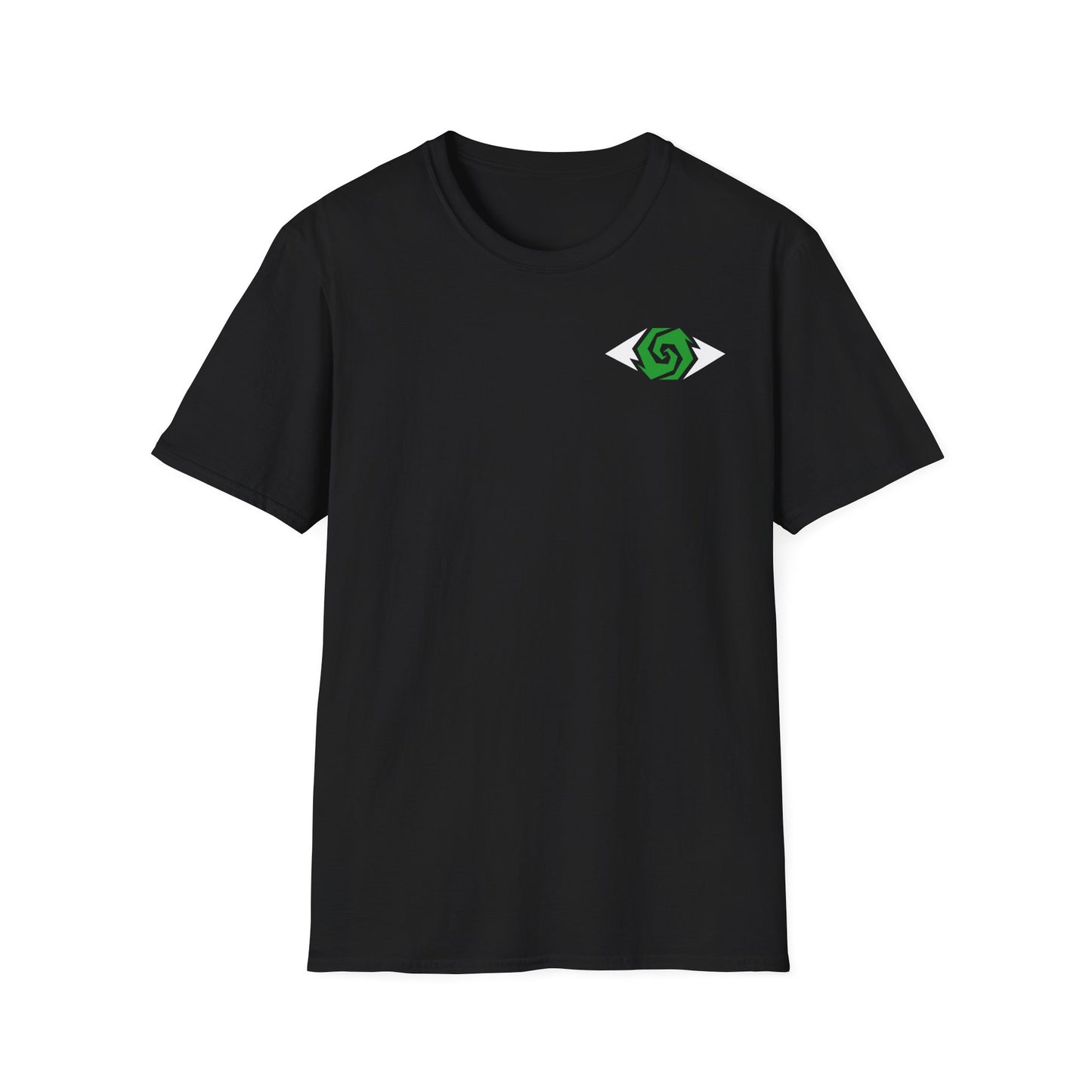 Illuminati - White/Emerald Eye Logo Tee