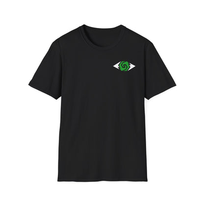 Illuminati - White/Emerald Eye Logo Tee
