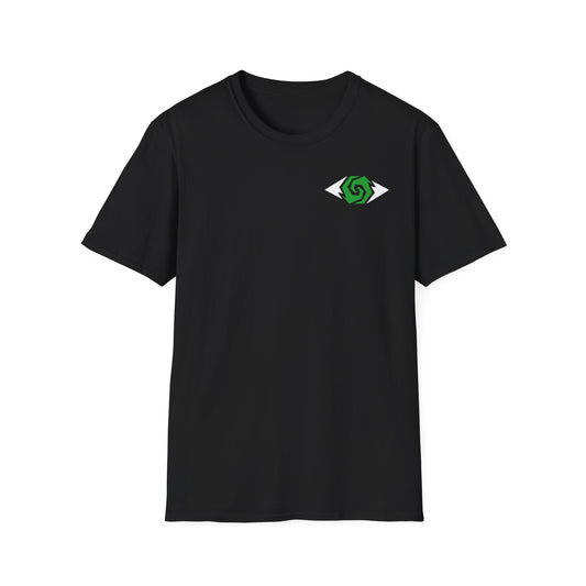 Illuminati - White/Emerald Eye Logo Tee