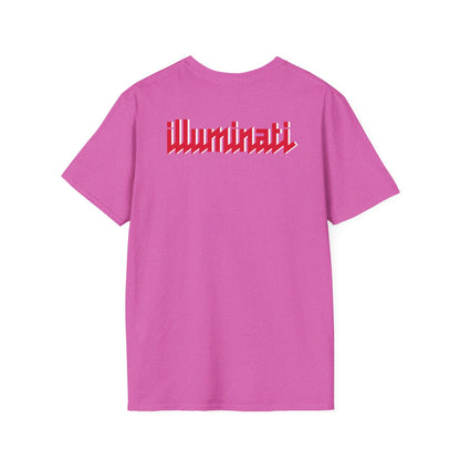 Illuminati - White/Ruby Eye Logo Tee