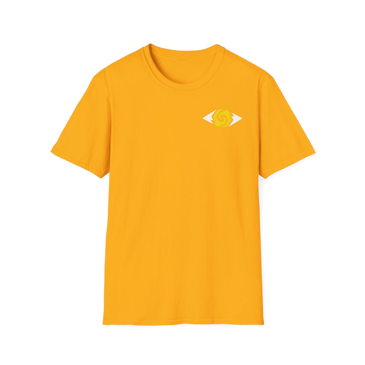 Illuminati - White/Amber Eye Logo Tee