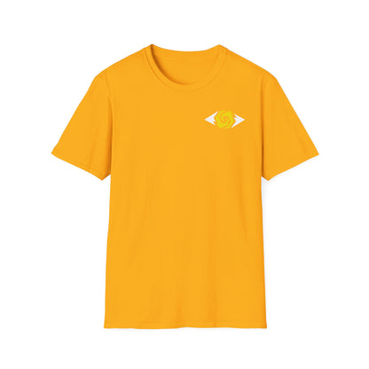 Illuminati - White/Amber Eye Logo Tee