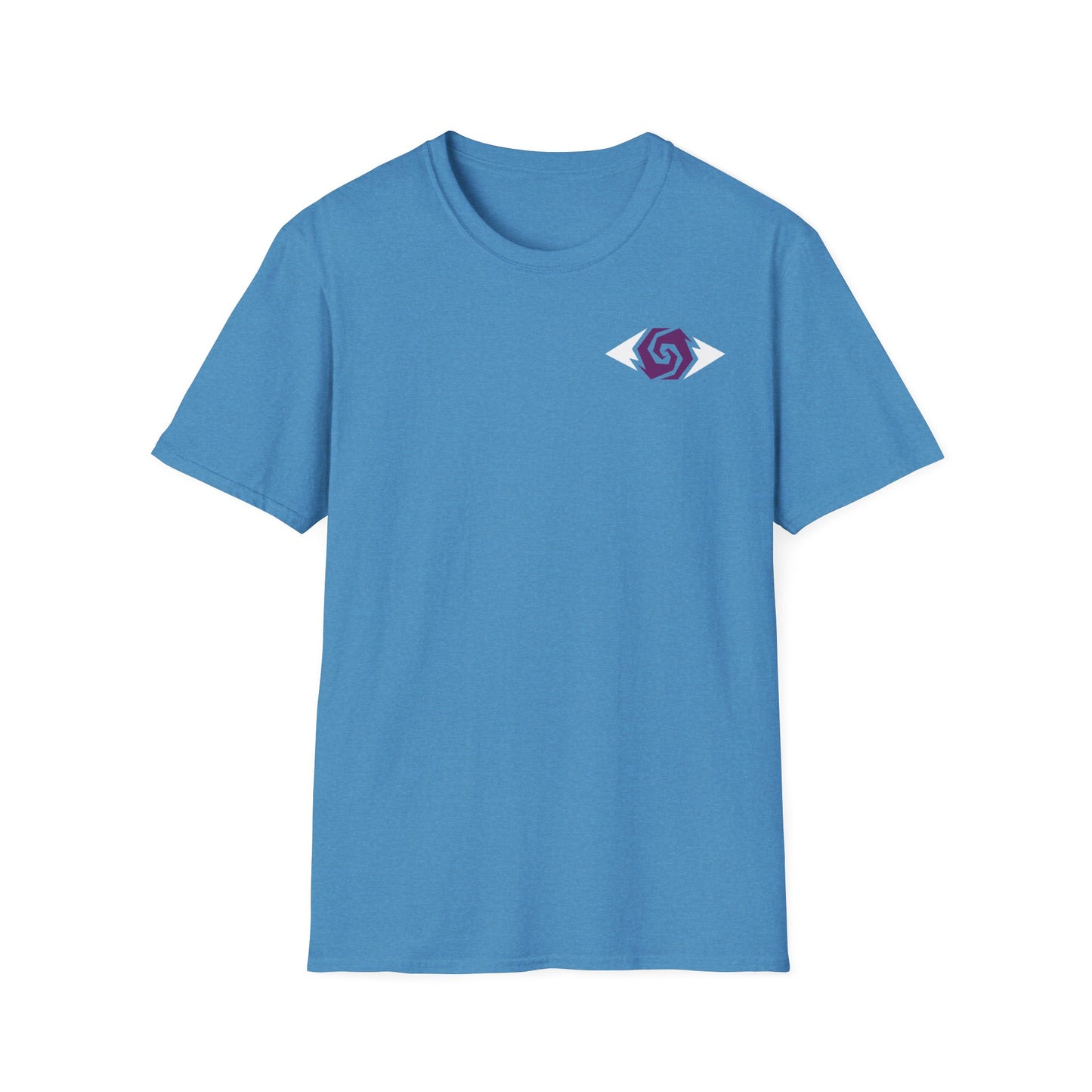 Illuminati - White/Amethyst Eye Logo Tee