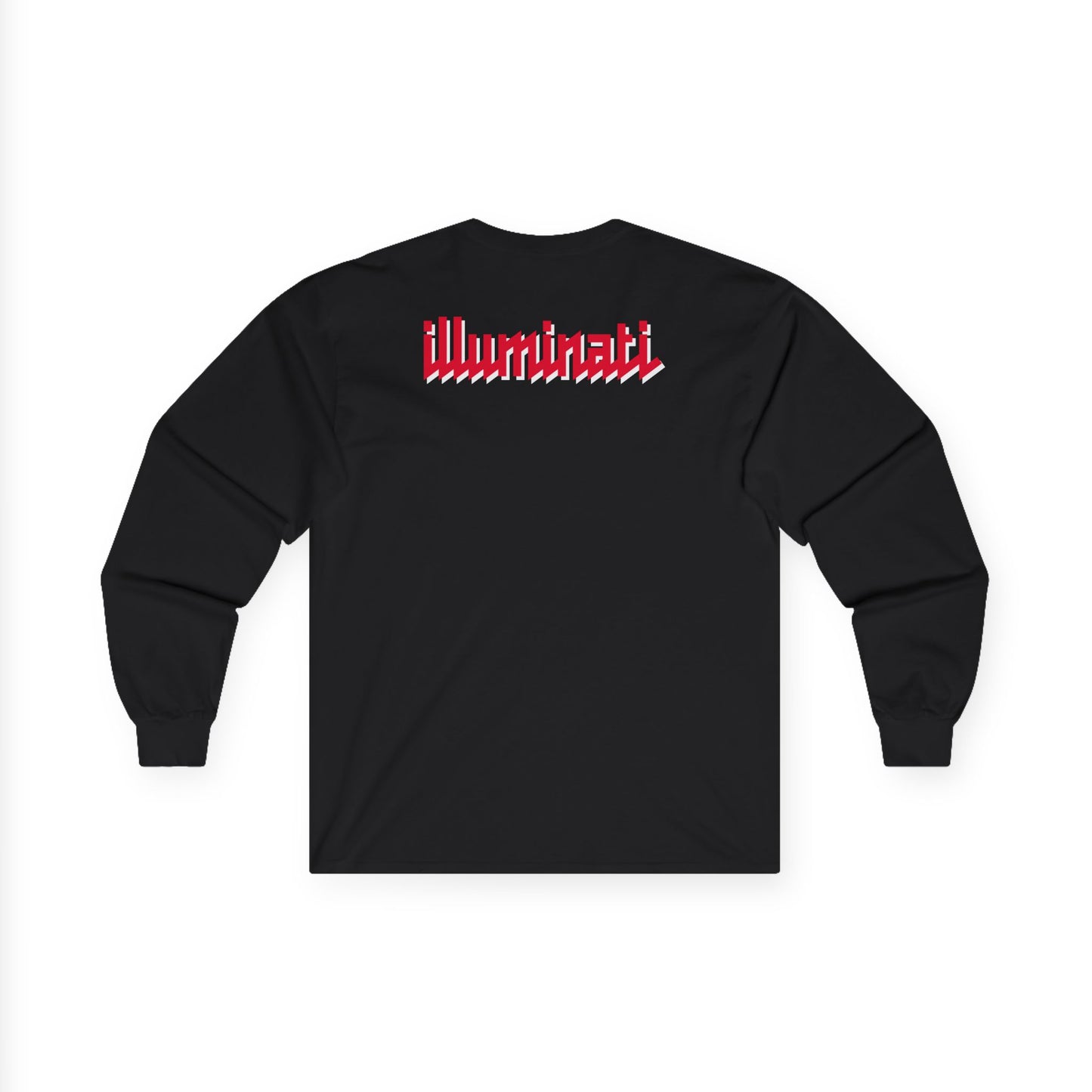 Illuminati – White/Ruby Eye Long Sleeve Tee