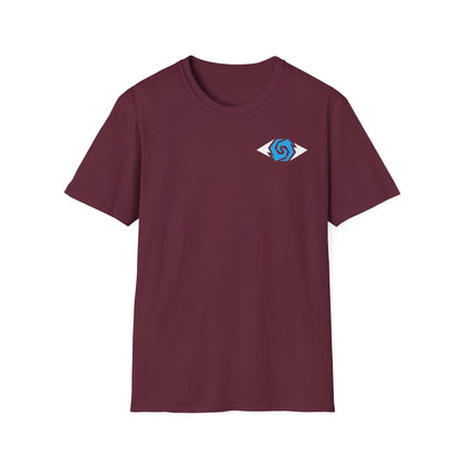 Illuminati - White/Sapphire Eye Logo Tee