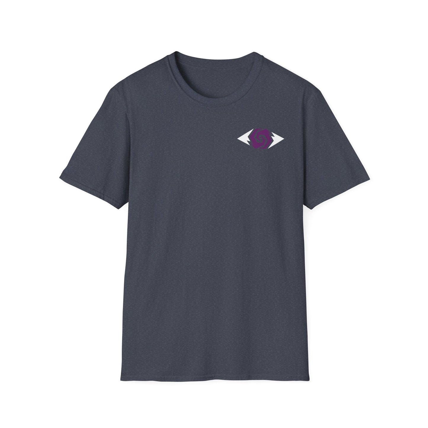 Illuminati - White/Amethyst Eye Logo Tee
