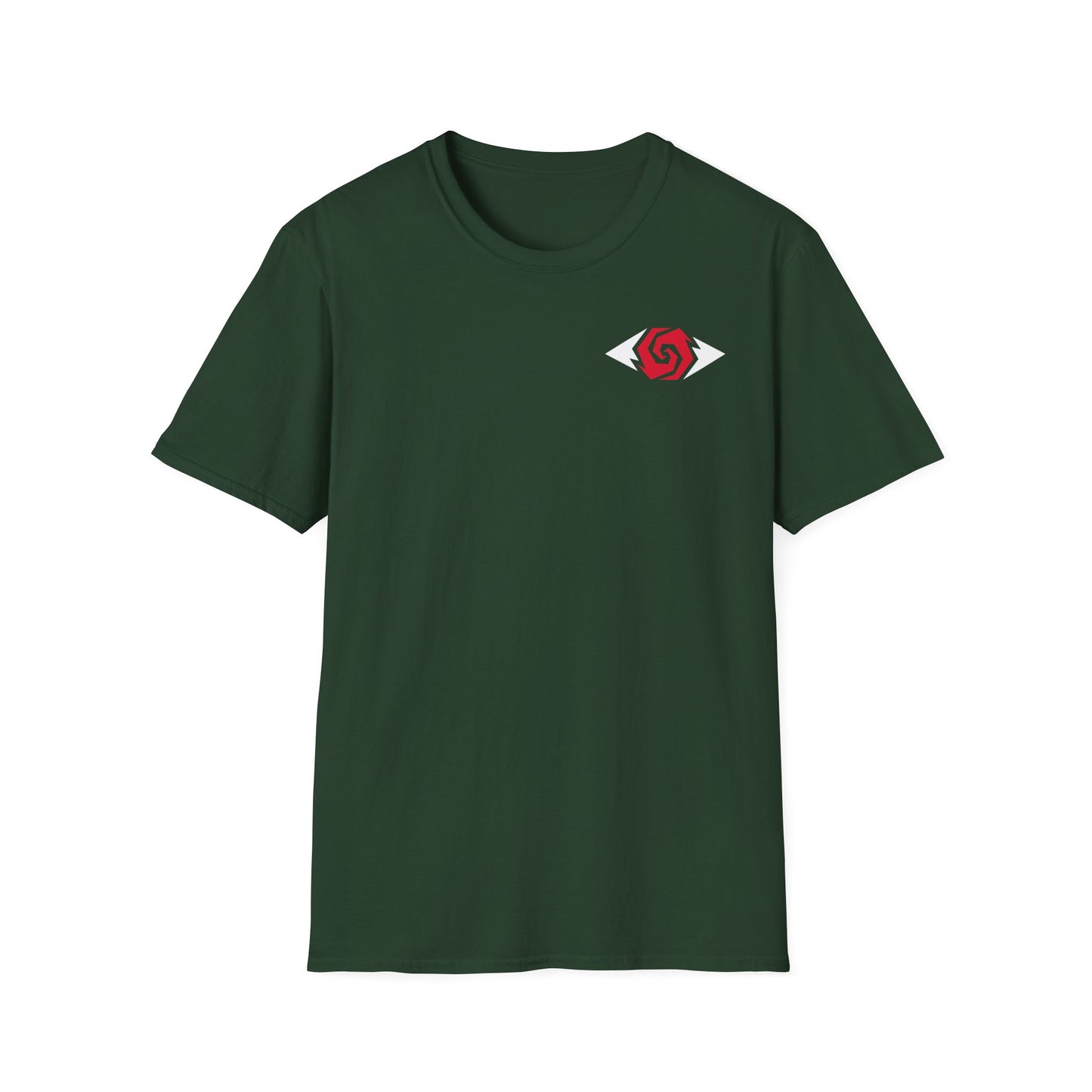 Illuminati - White/Ruby Eye Logo Tee