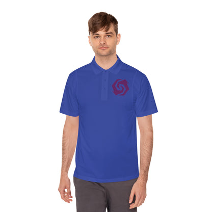 Illuminati -  Amethyst Butt Polo Shirt (Embroidery)