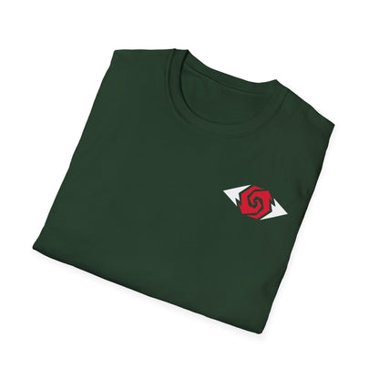 Illuminati - White/Ruby Eye Logo Tee