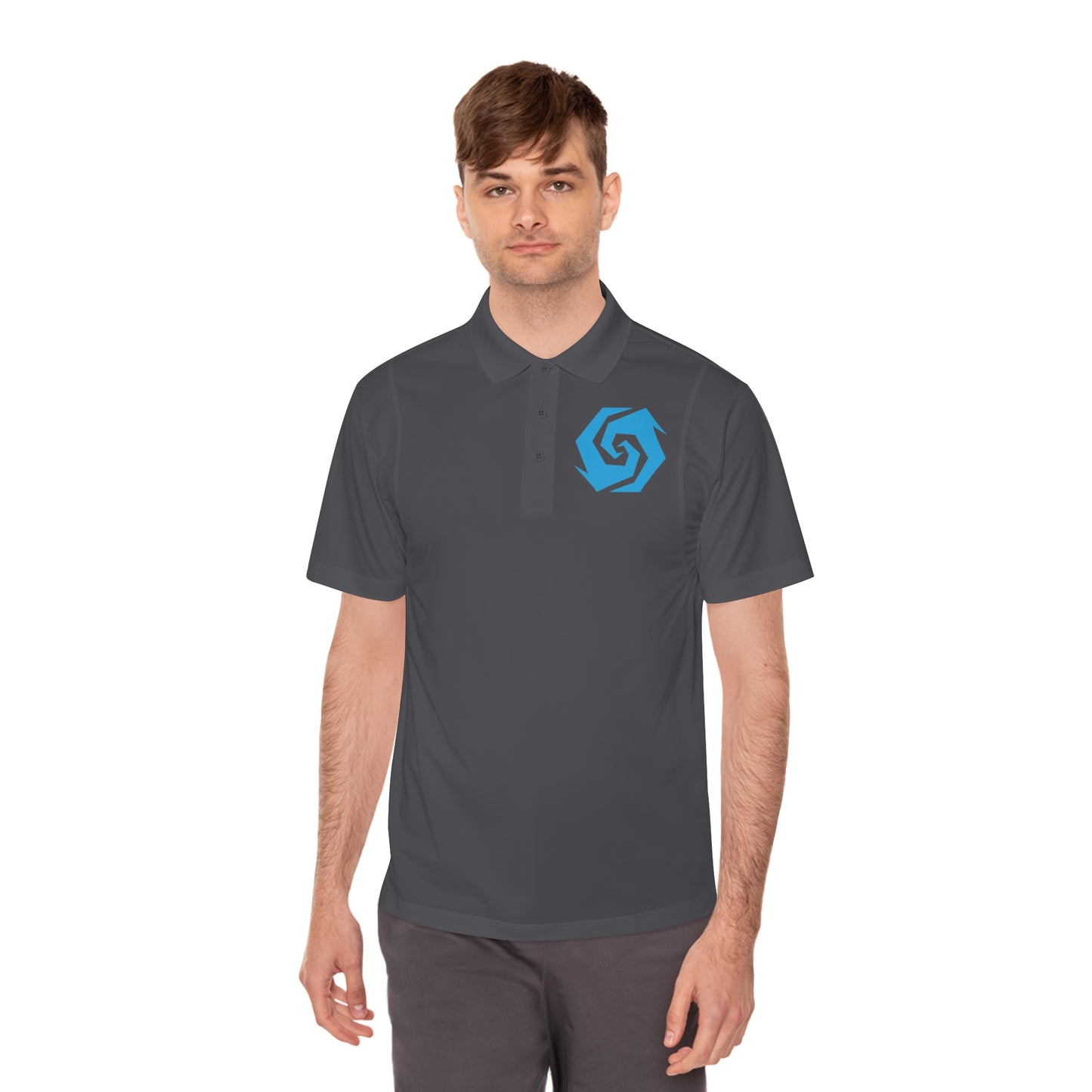 Illuminati -  Sapphire Butt Polo Shirt (Embroidery)