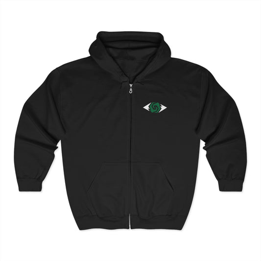 Illuminati - Eco-Friendly Unisex Full Zip Hoodie with Unique Logo
