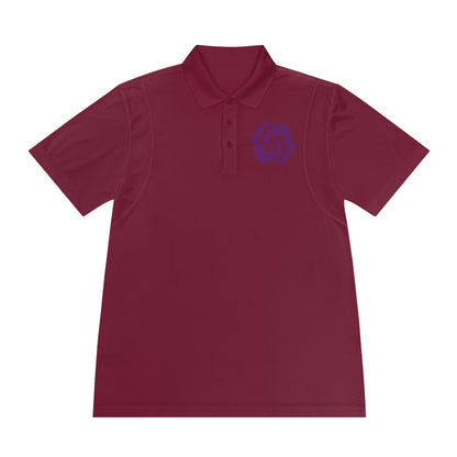 Illuminati -  Amethyst Butt Polo Shirt (Embroidery)
