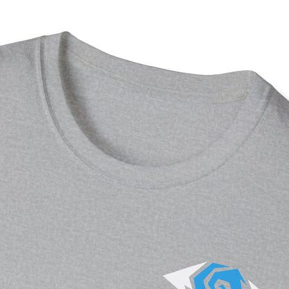 Illuminati - White/Sapphire Eye Logo Tee
