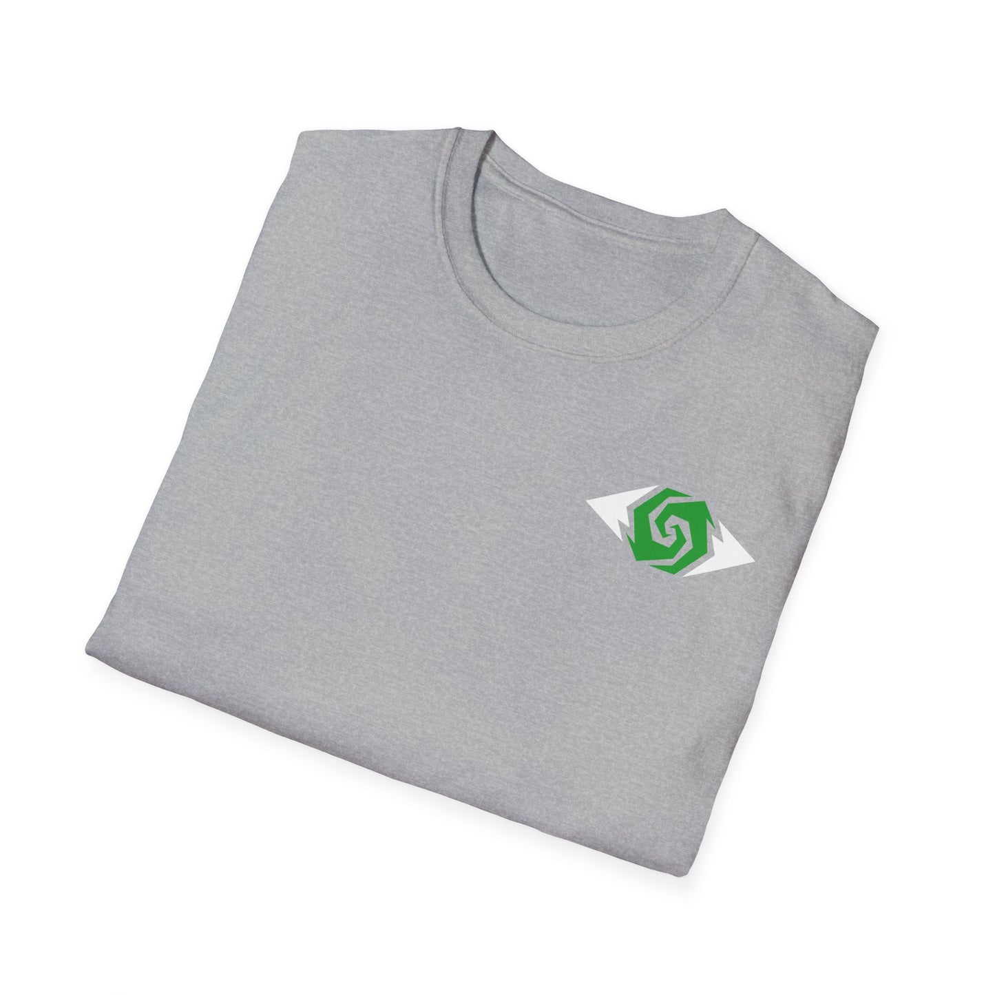 Illuminati - White/Emerald Eye Logo Tee
