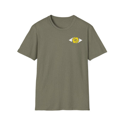 Illuminati - White/Amber Eye Logo Tee
