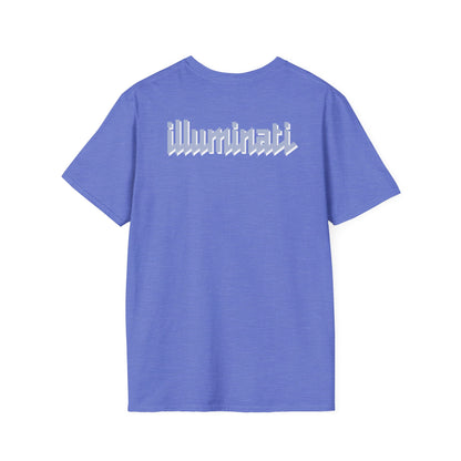 Illuminati - White/Steel Eye Logo Tee