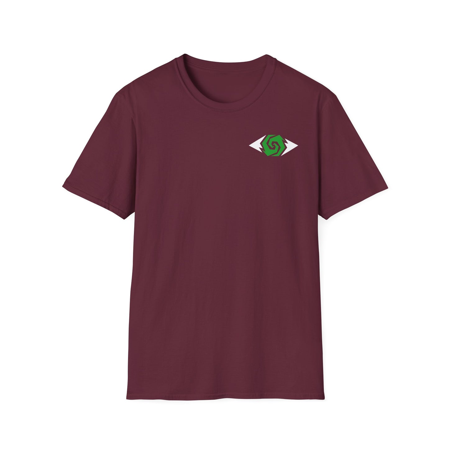 Illuminati - White/Emerald Eye Logo Tee